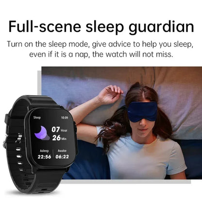 2026 Men's Smart Watch with 2.01-Inch HD Display, Bluetooth Calling, Health and Fitness Tracking, Multi-Sport Modes, Compatible with Android and iOS