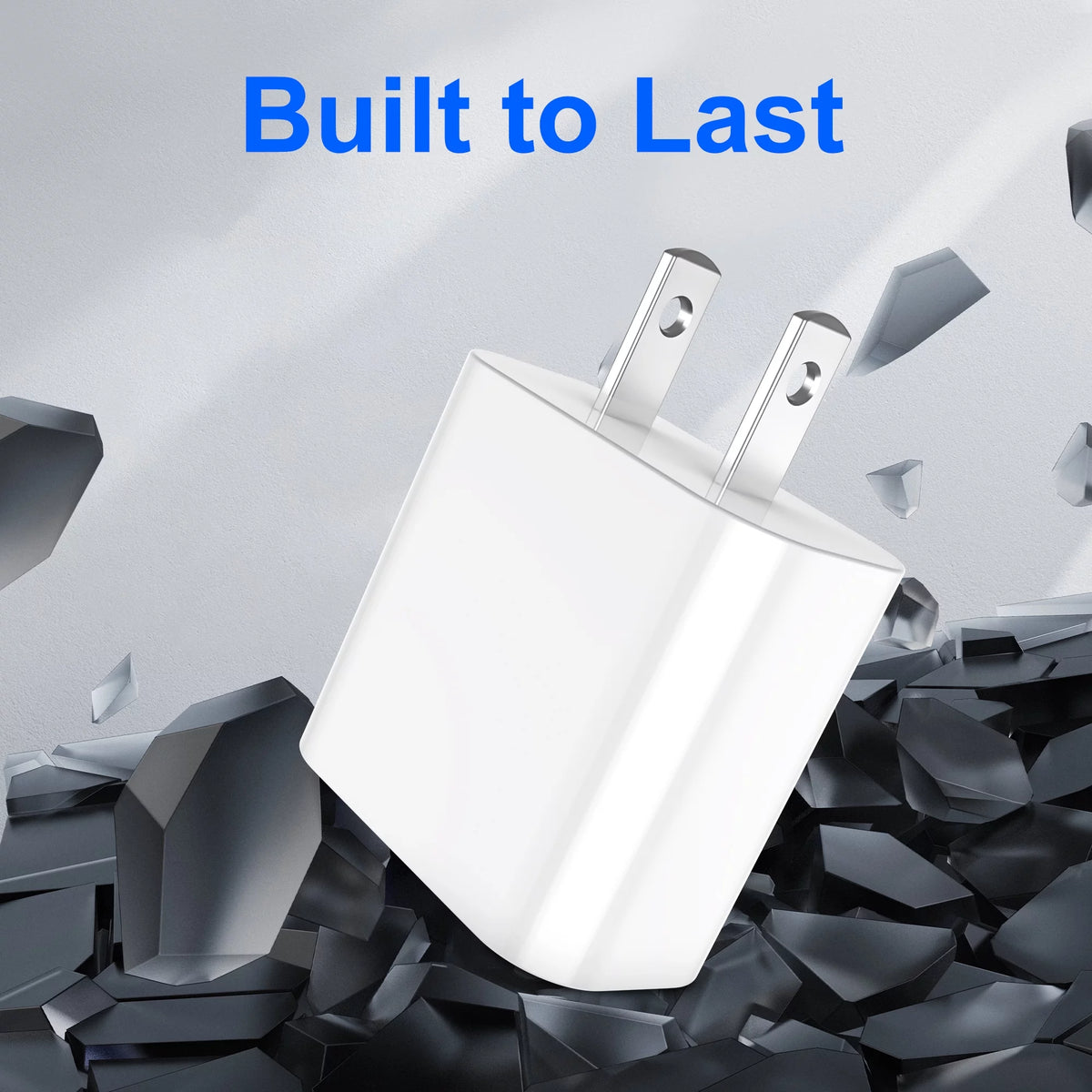 20W Dual-Pack Type C Charger with 6Ft USB-C Cable, PD Fast Charging Compatible with iPhone, iPad, and iPod