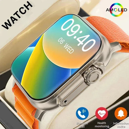 2026 Men's Smart Watch with 2.01-Inch HD Display, Bluetooth Calling, Health and Fitness Tracking, Multi-Sport Modes, Compatible with Android and iOS